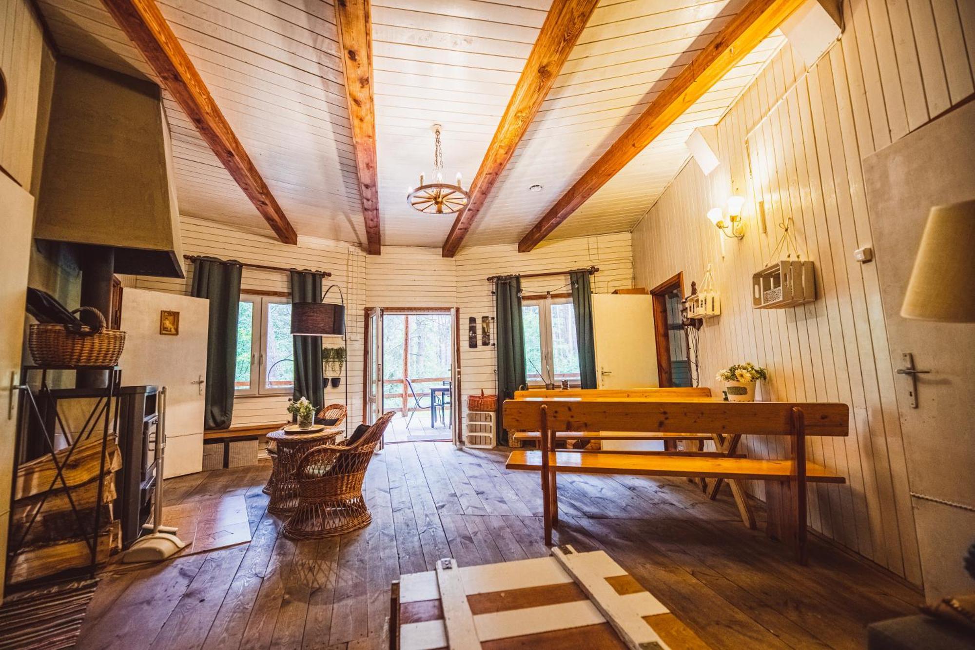 Cozy Nature Retreat With Patio Fireplace Garden Maciejowice Exteriér fotografie