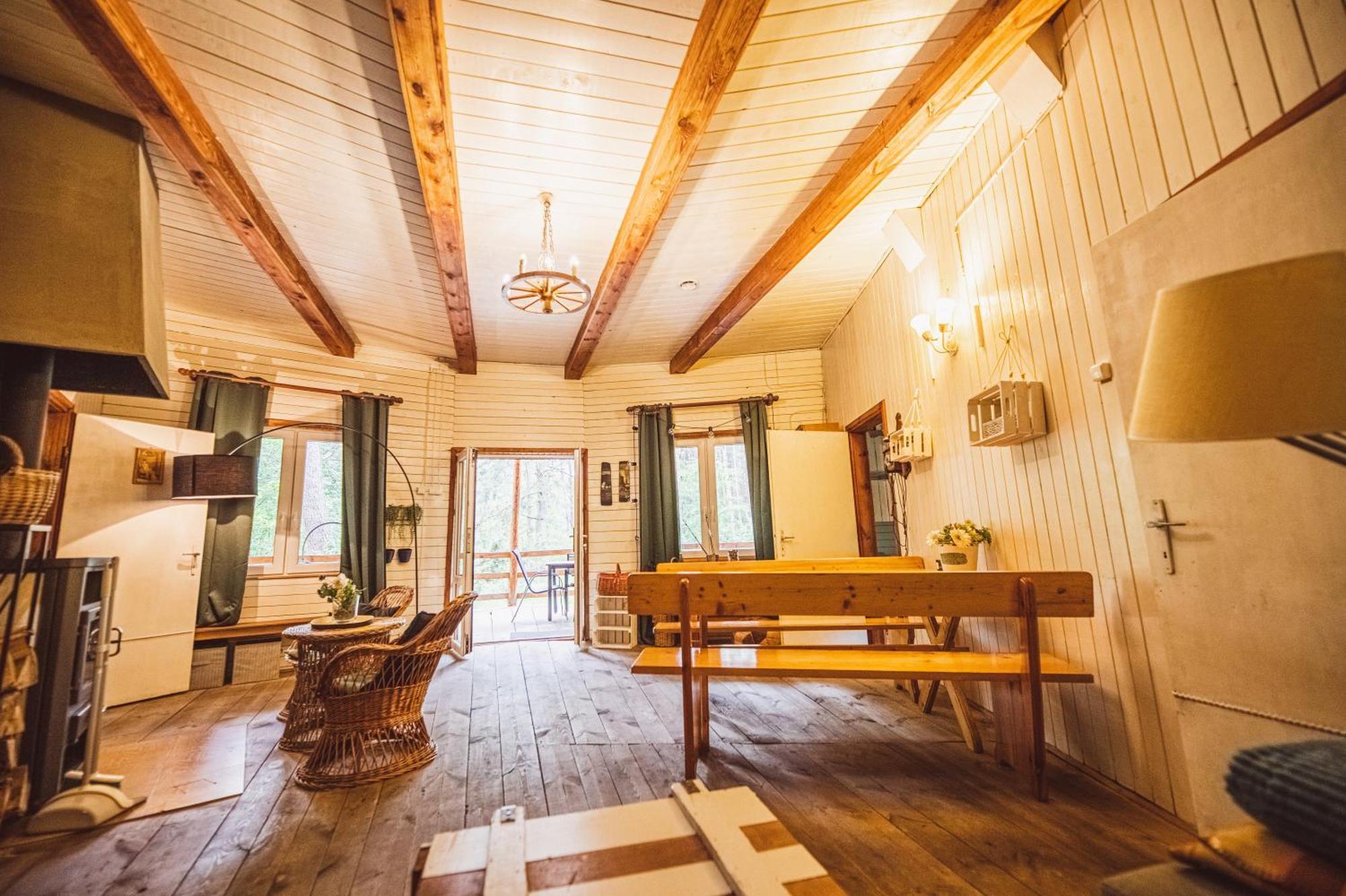 Cozy Nature Retreat With Patio Fireplace Garden Maciejowice Exteriér fotografie