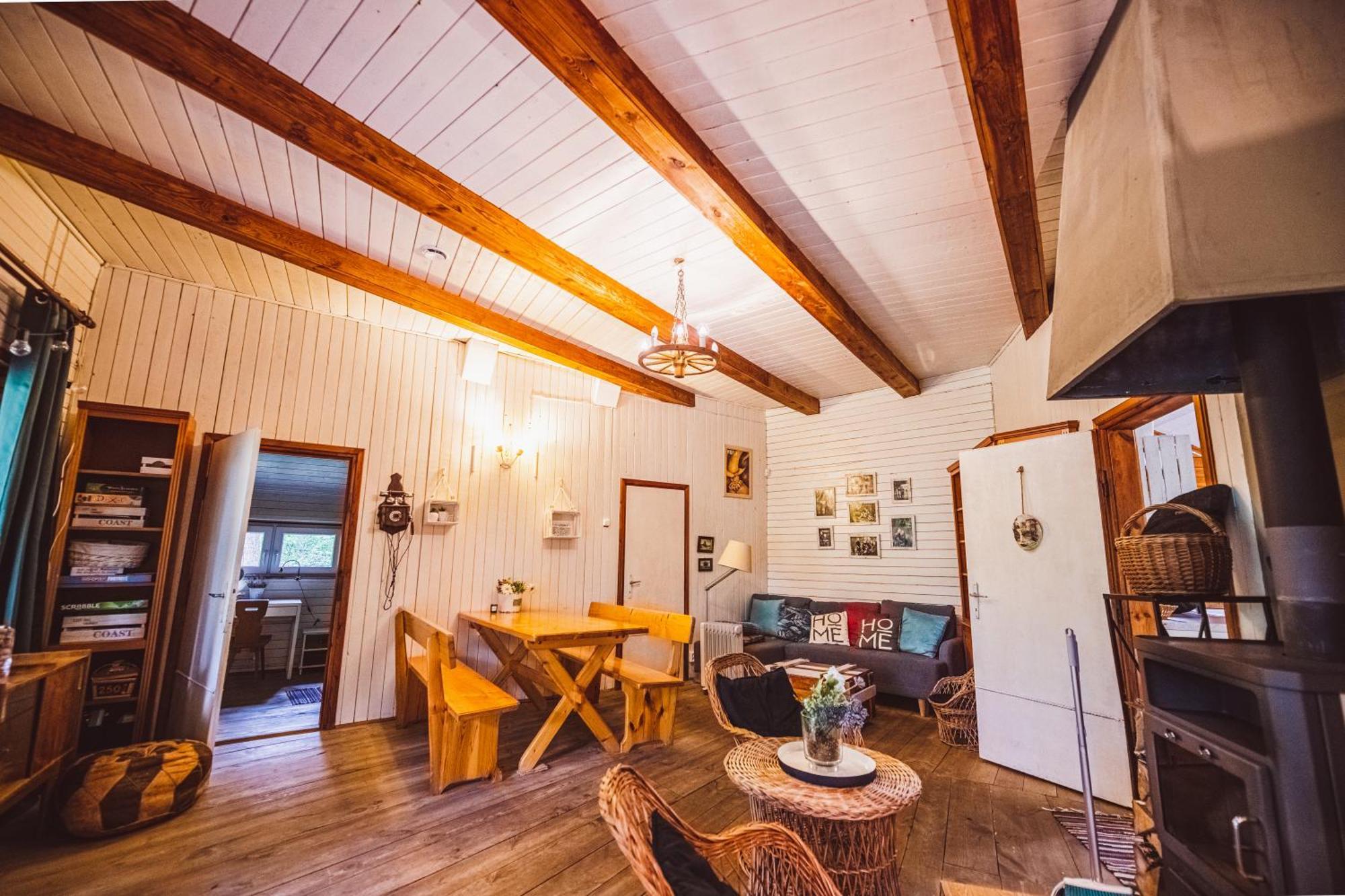 Cozy Nature Retreat With Patio Fireplace Garden Maciejowice Exteriér fotografie